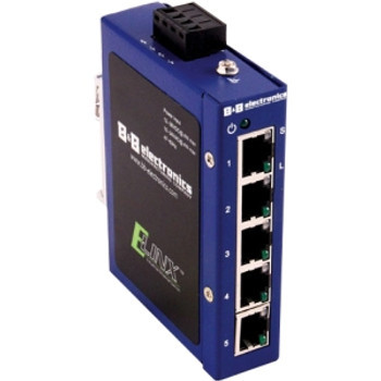 B&B Electronics - ESW105 - Ethernet Switch 5-Port 10/100Base-TX RJ-45