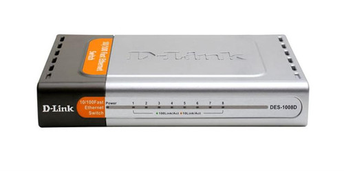 DES-1008D/E - D-LINK - D-Link 8-Ports 10/100Mbps Fast Ethernet Desktop Switch