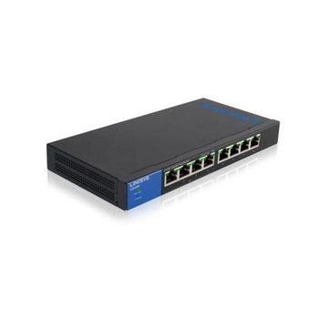 Linksys - LGS108P - Network Switch 8-Port Gigabit Ethernet PoE+