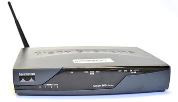 Cisco - CISCO851 - Integrated Services Router 4-Port Switch