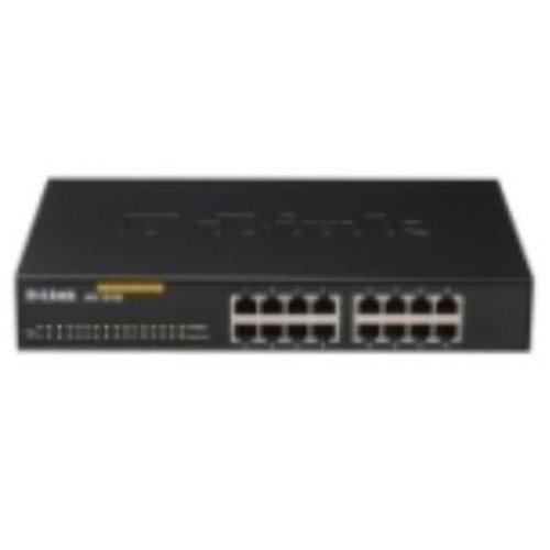 DES-1016A - D LINK - D-LINK Ethernet Switch 16 Ports 10/100Base-Tx 16 X Network Fast Ethernet 2 Layer Supported Desktop Rack-Mountable