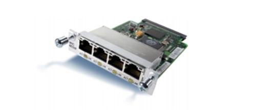 Cisco - WIC-4ESW - WAN Interface Card 4-Port 10/100 Fast Ethernet