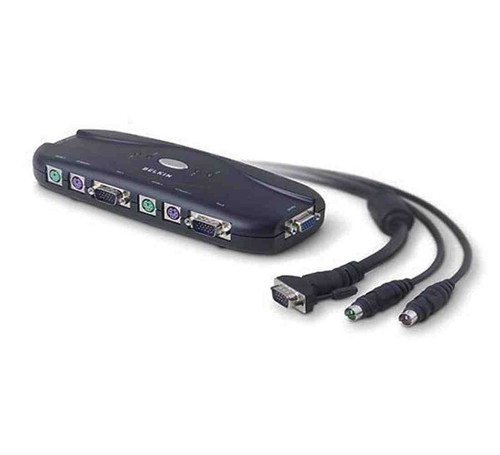 Belkin - F1DJ104PEAB - KVM Switch 4-Port PS2