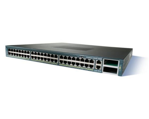 WS-C4948-10GE-S - Cisco - Catalyst 4948E 10GE SMI 48-Ports 10/100/1000 2-10gbe Standard Switch With AC Power Supply