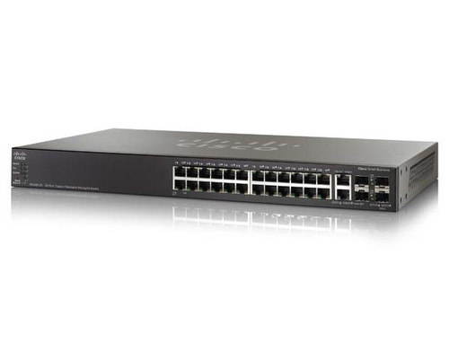 Cisco - SG500-28-K9-NA - Network Switch 28-Port Gigabit Stackable