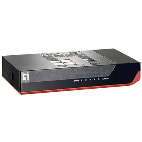 FSW-0511 - CP Tech - LevelOne 5-Port 10/100Mbps Ethernet Switch 5 x 10/100Base-TX