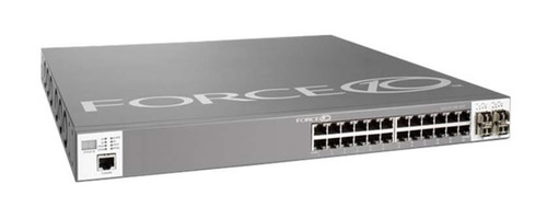 S25-01-GE-24T - Dell - Force10 S25P 24-Ports SFP 10/100/1000 Base-T Manageable Layer 3 Gigabit Ethernet Switch