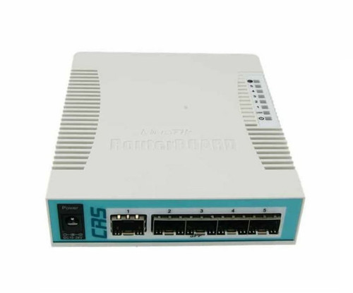 MikroTik - CRS106-1C-5S - Cloud Router Switch 5-Port SFP 128MB