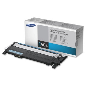 Samsung - CLT-C406S/XAA - Toner Cartridge Cyan 1000 Pages