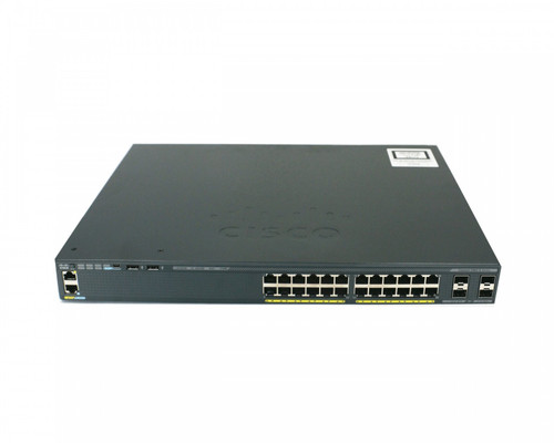 Cisco - 2960X-24PS-L - Network Switch 24-Port Gigabit PoE 4x SFP+