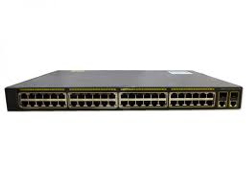WS-C3750G-48TS-S-V02 - Cisco - Catalyst 3750G Series 3750G-48T 48 x RJ-45 Ports 1000Base-T + 4 x SFP Ports L3 Managed 1U Stackable GE Network Switch