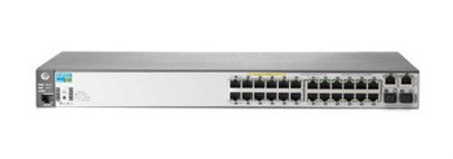 J9624-60001 - HP - 12-Ports 10/100Base-TX RJ-45 PoE+ 12-Ports 10/100Base-TX RJ-45 Manageable Rack-mountable Ethernet Switch with 2x 10/100/1000Base-T RJ-4