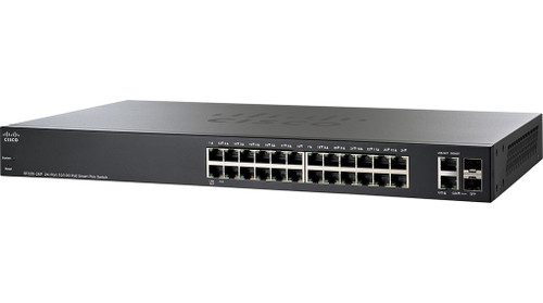 Cisco - SF220-24P-K9 - Network Switch 24-Port PoE+ Fast Ethernet Layer2
