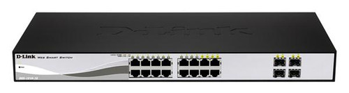 DGS-1210-16 - D-LINK - D-Link 16-Ports Gigabit WebSmart Switch with 4 Combo SFP Slots