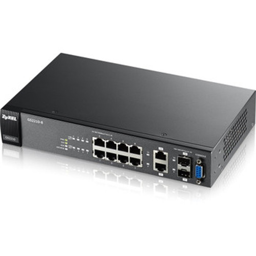 GS2210-8 - Zyxel - 8-Ports SFP Gigabit Layer2 Switch