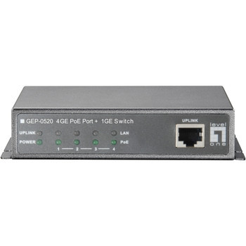 CP Technologies - GEP-0520 - Network Switch 5-Port Gigabit PoE Desktop