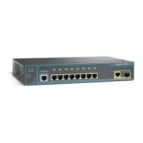 Cisco - WS-C2960-8TC-L-RF - Network Switch 8-Port 10/100 Layer 2 Managed