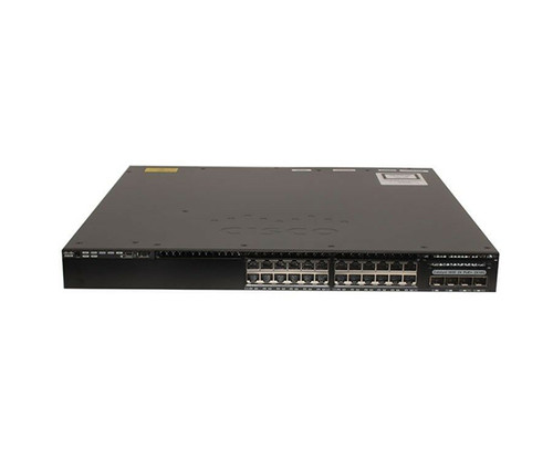 Cisco - WS-C3650-24PD-S-RF - Network Switch 24-Port PoE 2x10G Uplink