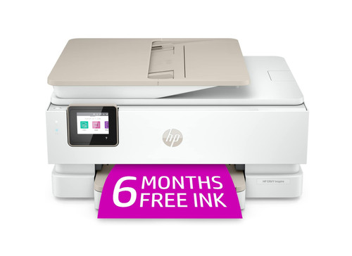HP Envy Inspire 7958e All-In-One Inkjet Printer Black/Color 15/10 ppm USB, Wireless 4800 x 1200 dpi - 327A7A#1H3