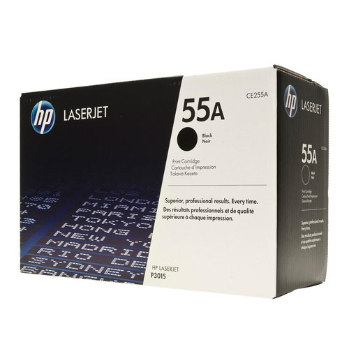 HP CE255A 55A Black Print Cartridge - Single Pack