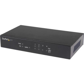 StarTech - IES51GPOEPD - Ethernet Switch 5-Port Gigabit PoE 2-Port PSE