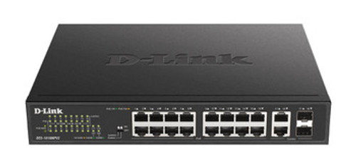 DES-1018MPV2 - D LINK - D-LINK Ethernet Switch 18 Ports 2 Layer Supported Modular 2 Sfp Slots 246.40 W Poe Budget Optical Fiber Twisted Pair Poe (