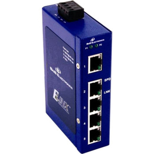 ESW205-MT - B&B Electronics Mfg Co - B&B ETN UNMANAGED SWITCH 4 COPPER 1 MULTI-MODE ST 2 Layer Supported Rail-mountable Rack-mountable