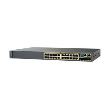 Cisco - WS-C2960X-24PSQ-L-A1 - Network Switch 24-Port Gigabit PoE 4x SFP+