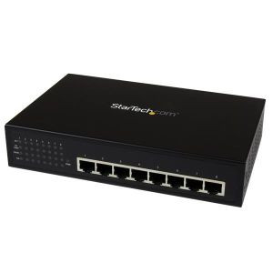 StarTech - IES81000POE - Network Switch 8-Port Gigabit PoE+ Unmanaged