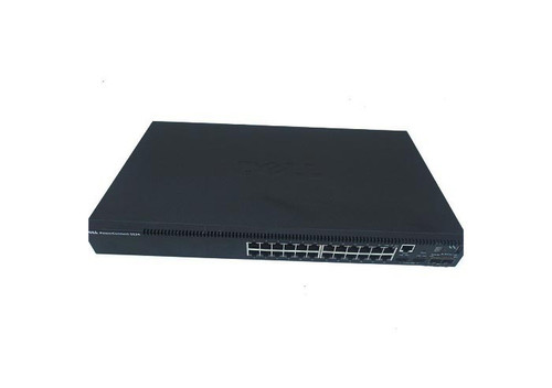 0W8TF6 - Dell - PowerConnect 5524 24 x Ports 10/100/1000Base-T + 2 x Ports SFP+ Layer3 Managed 1U Rack-Mountable Gigabit Ethernet Stackable Network Switch