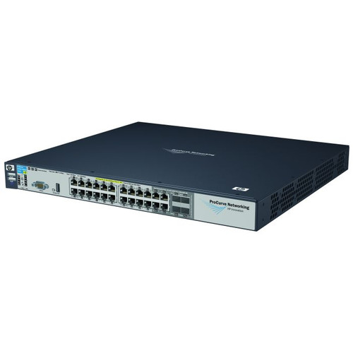 J8692-61101 - Hpe 3500-24G-PoE 24-Ports 1GbE Ethernet (RJ-45) Fully Managed Rack Mountable Network Switch