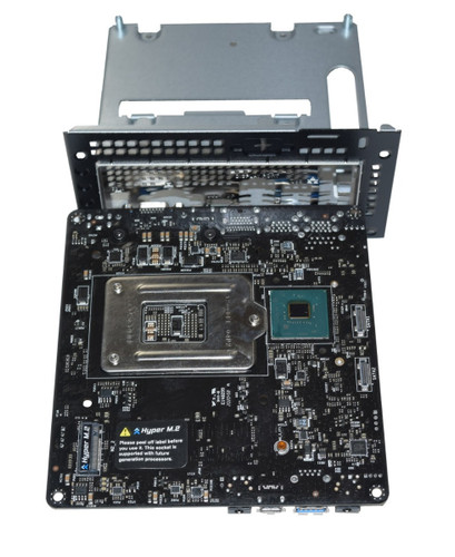ASRock - DESKMINI-H470W - Mini PC Barebone H470 Intel 10th/11th Gen