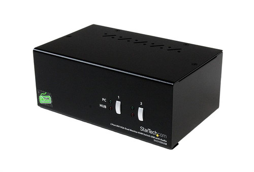 StarTech - SV231DDUSB - KVM Switch 2-Port DVI VGA USB