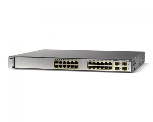 Cisco - WS-3750G-24TS-E - Network Switch 24-Port Gigabit 4-Port SFP Layer3