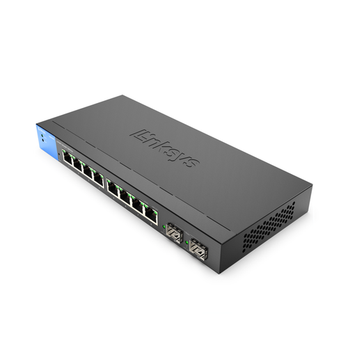 Linksys - LGS310C - Network Switch 8-Port Managed Gigabit 2 SFP
