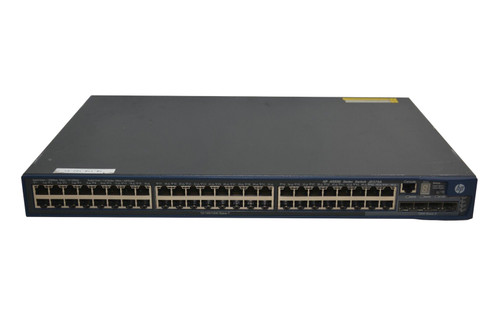 JD370-61001 - HP - A5500-48G 48 x Ports 10/100/1000Base-T + 4 x Shared SFP mini-GBIC Layer 4 Managed Stackable Gigabit Ethernet Network SI Switch