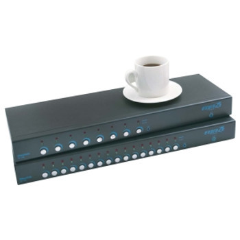 Raritan - EZ-108 - KVM Switch 8-Port USB 1U Rack-Mountable