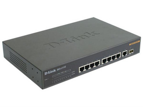 DES-2110 - D LINK - D-LINK 8-Ports 10/100Mbps Lite Managed Ethernet Switch