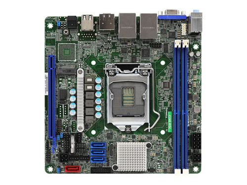 ASRock - C246-WSI - Motherboard Mini ITX LGA1151 C246 Dual Gigabit LAN