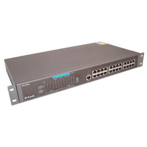 DFE-2624X - D LINK - D-LINK 24-Ports 10Base-T To 100Base-Tx Rj45 Stackable Switch