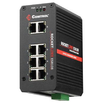 Comtrol - 32085-2 - Ethernet Switch 8-Port Gigabit Unmanaged Industrial