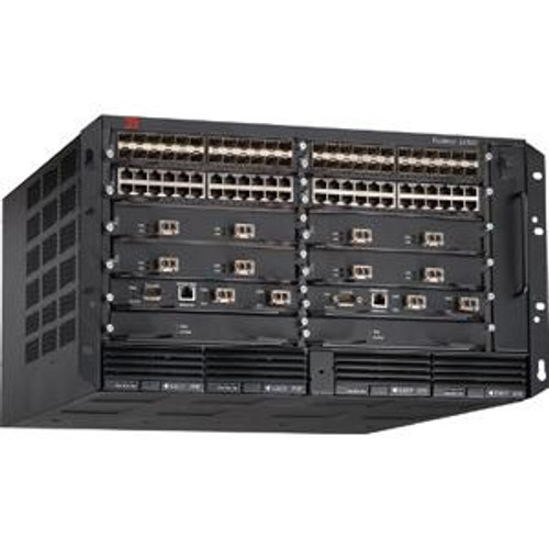 Brocade Fastiron SX 800 8-Slot Chassis with 2 SF, 1 DC Power Supply, and Fan Tray - Compatible with Data Centers