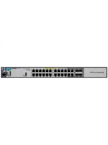 J9310-61001 - HP - ProCurve E3500yl-24G-PoE+ 24-Ports Layer-3 Managed Gigabit Ethernet Switch 24 x 10/100/1000Base-T LAN 1 x Expansion Slot 4 x SFP (