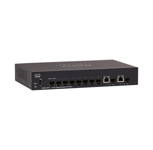 Cisco - SG350-10SFP-K9-EU - Network Switch 10-Port 10GBASE-X SFP Layer 2