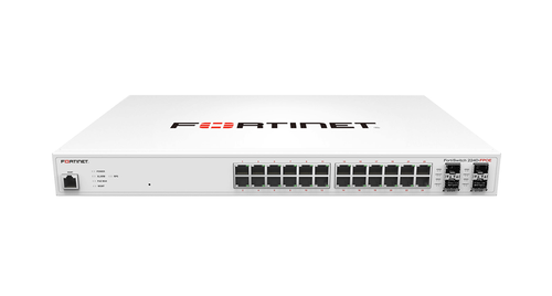 Fortinet - FS-224D-FPOE - Network Switch Layer 2 PoE+ 24-Port