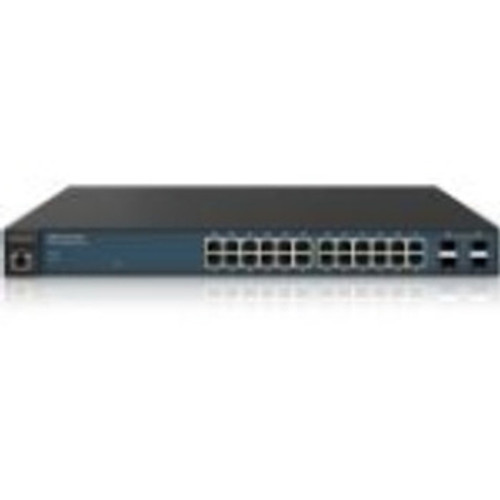 EWS1200-28T - EnGenius Tech - EnGenius Neutron EWS 24-Port RJ-45 Gigabit Managed Smart Switch Rack-Mountable