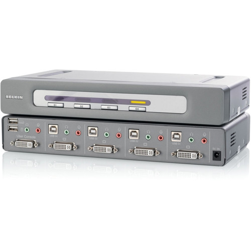 F1DN104U - Belkin - OmniView Secure 4-Ports KVM Switch