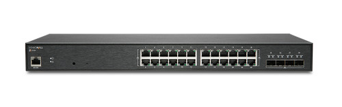SONICWALL SWS14-24 Managed L2 Gigabit Ethernet switch, 1U Black, compatible with ProLiant DL360p Gen8 servers