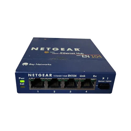 Netgear - EN104-1 - Ethernet Hub 4-Port 10Base-T 1-Port 10Base-2