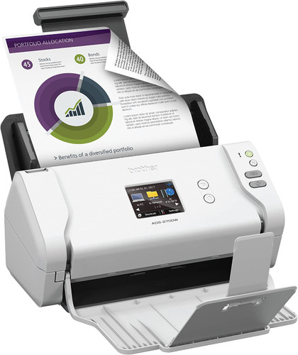 Brother - ADS-2700W - Document Scanner 600dpi 35ppm Wireless Desktop